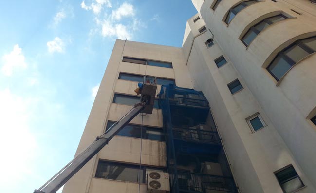 βαψίματα χωρίς σκαλωσιές