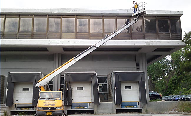 βαψίματα χωρίς σκαλωσιές