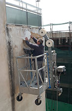 ελαιοχρωματισμός, βάψιμο χωρίς σκαλωσιά, Αντιδιαβρωτική προστασία ράβδων οπλισμού σκυροδέματος και τσιμεντοκονίαμα